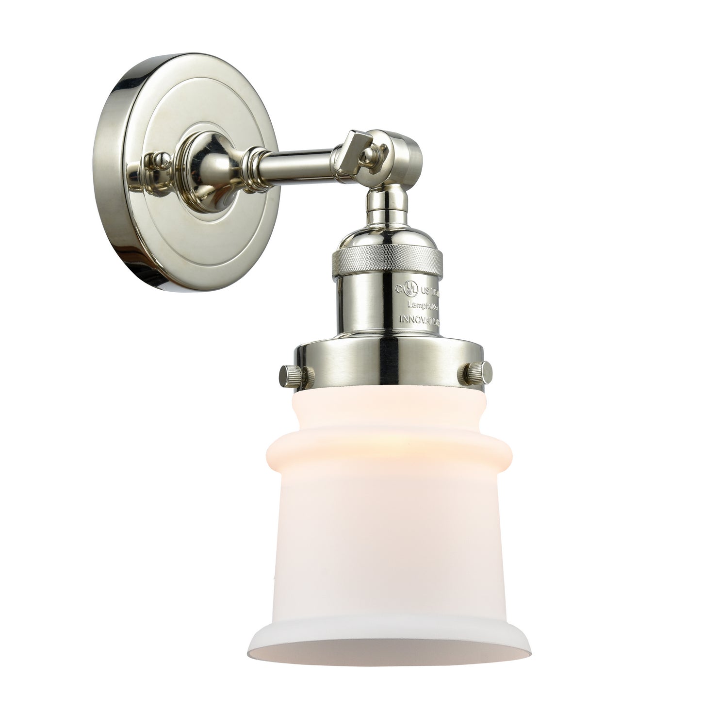 Innovations - 203-PN-G181S - One Light Wall Sconce - Franklin Restoration - Polished Nickel