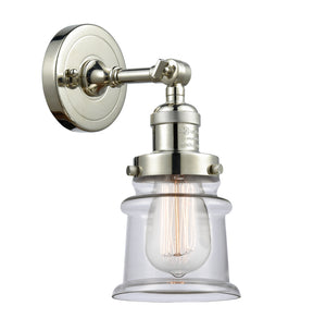 Innovations - 203-PN-G182S - One Light Wall Sconce - Franklin Restoration - Polished Nickel