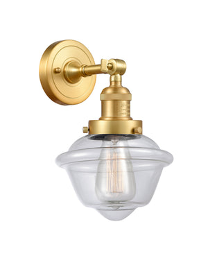 Innovations - 203-SG-G532 - One Light Wall Sconce - Franklin Restoration - Satin Gold