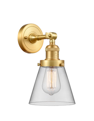 Innovations - 203-SG-G62 - One Light Wall Sconce - Franklin Restoration - Satin Gold