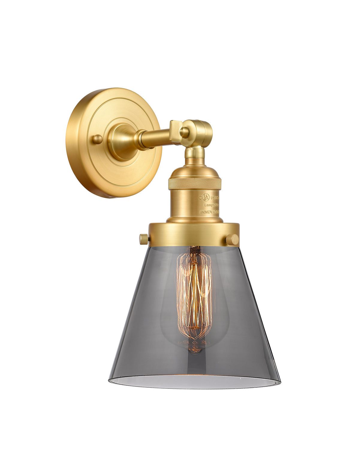 Innovations - 203-SG-G63 - One Light Wall Sconce - Franklin Restoration - Satin Gold