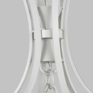 Visual Comfort Studio - AC1004GCM - Four Light Pendant - Bantry House - Gloss Cream