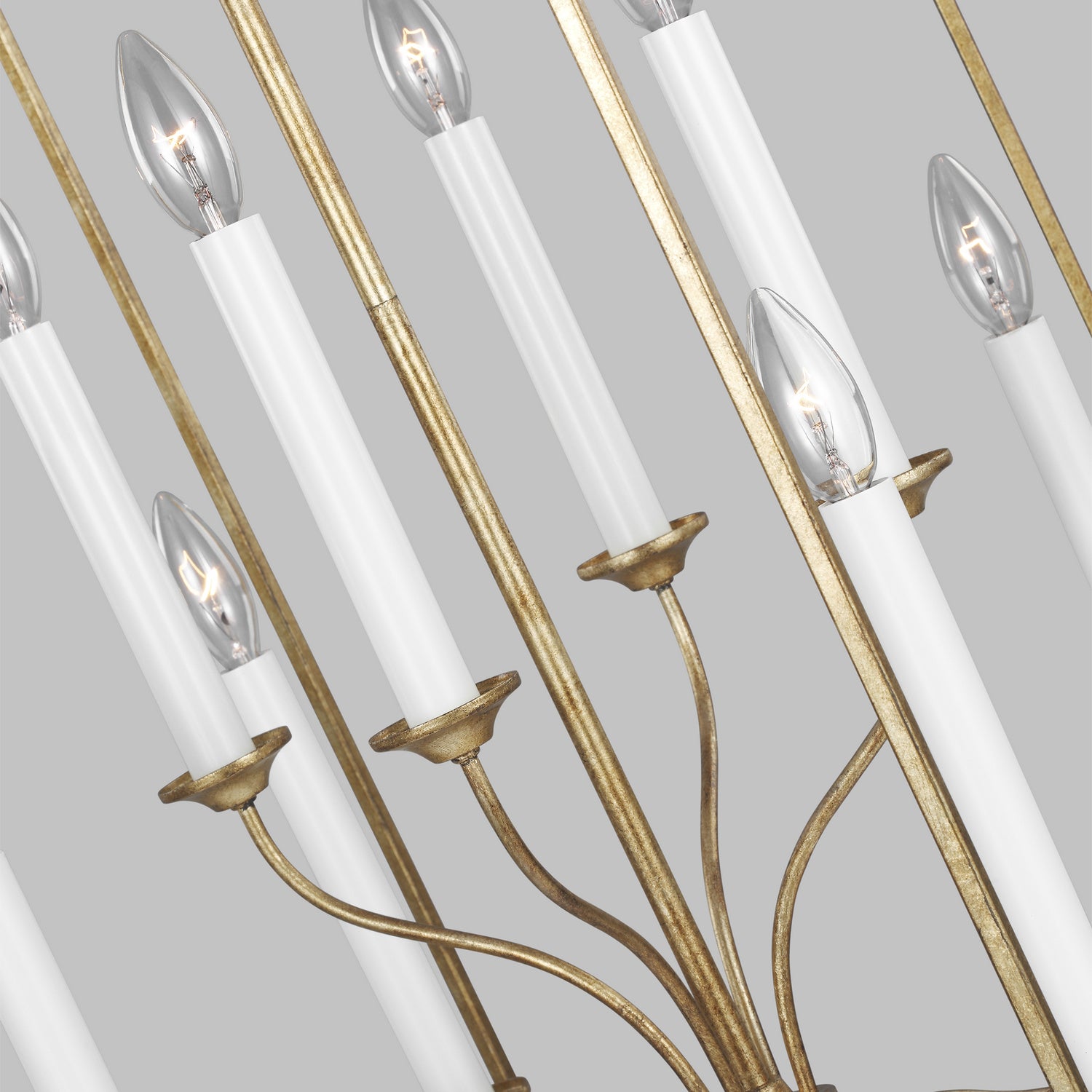 Visual Comfort Studio - AC1038ADB - Eight Light Chandelier - Bantry House - Antique Gild