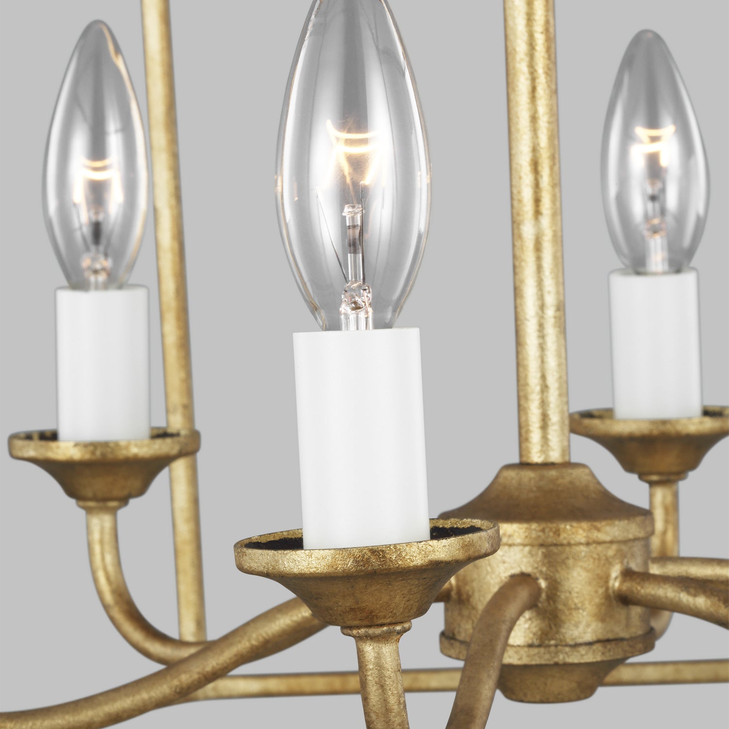 Visual Comfort Studio - AC1046ADB - Six Light Chandelier - Bantry House - Antique Gild