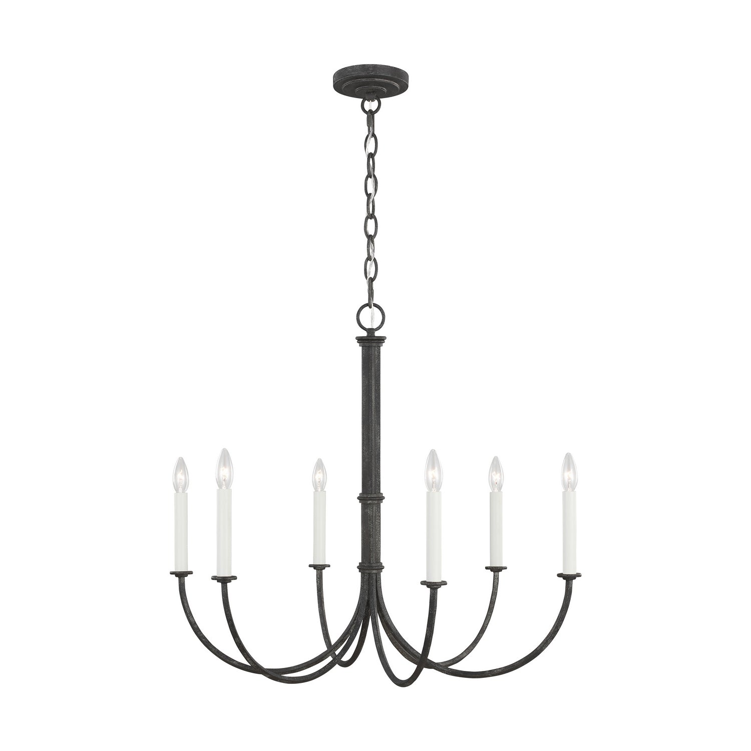 Visual Comfort Studio - CC1146IO - Six Light Chandelier - Champlain - Iron Oxide