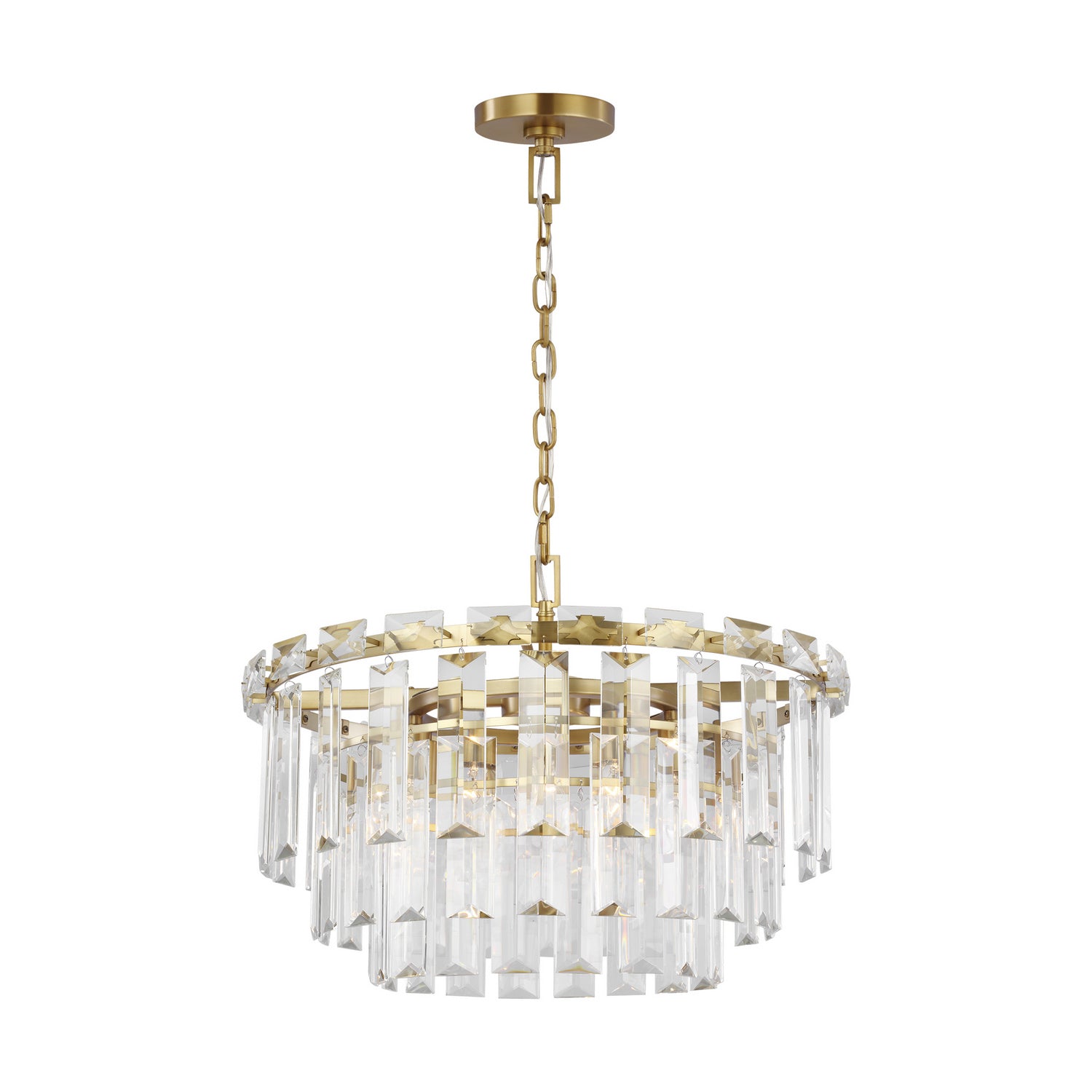 Visual Comfort Studio - CC12610BBS - Ten Light Chandelier - Arden - Burnished Brass