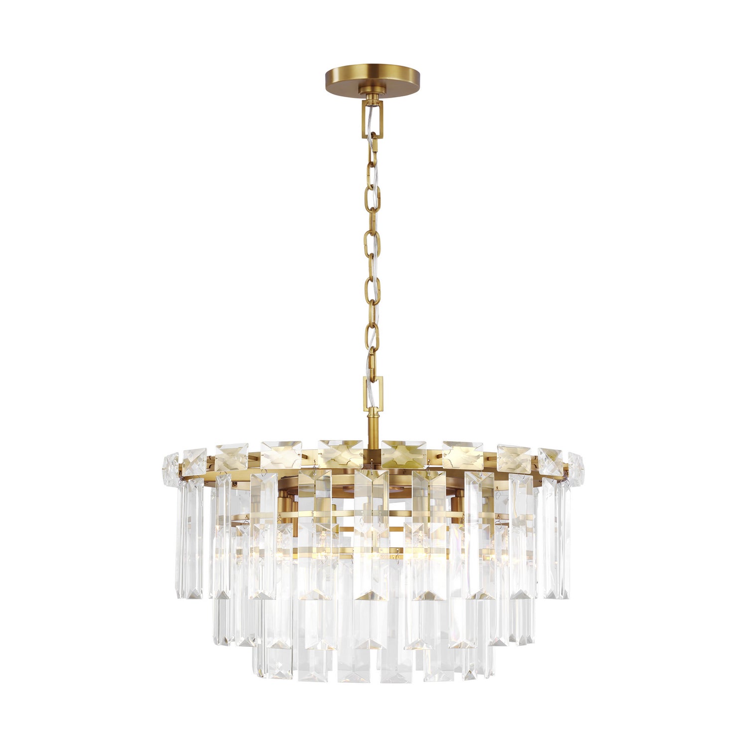 Visual Comfort Studio - CC12610BBS - Ten Light Chandelier - Arden - Burnished Brass