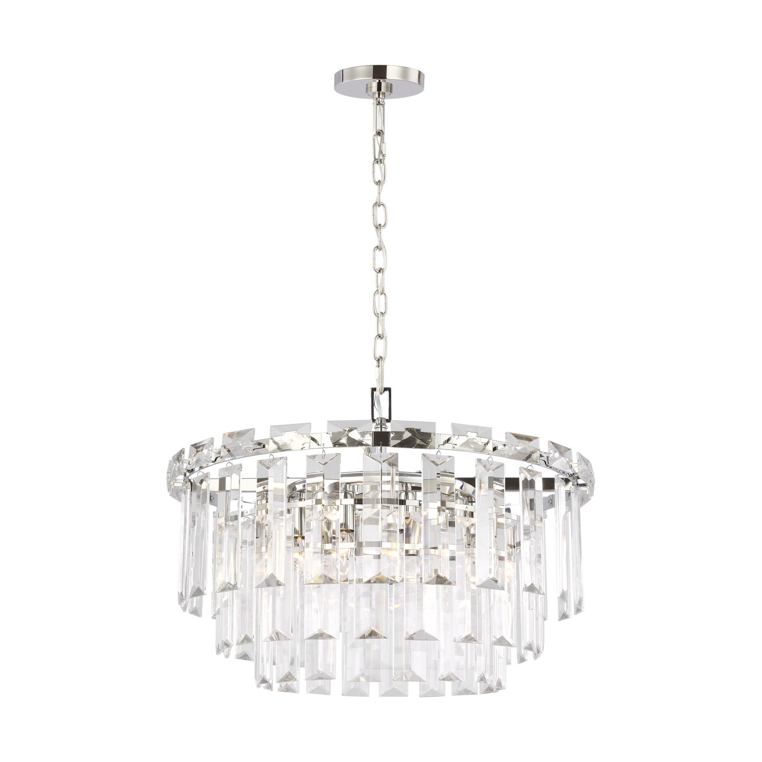 Visual Comfort Studio - CC12610PN - Ten Light Chandelier - Arden - Polished Nickel