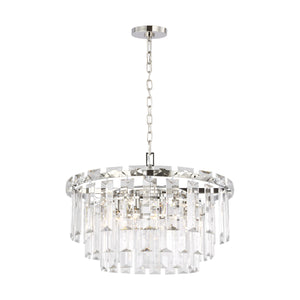 Visual Comfort Studio - CC12610PN - Ten Light Chandelier - Arden - Polished Nickel