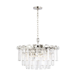 Visual Comfort Studio - CC12610PN - Ten Light Chandelier - Arden - Polished Nickel