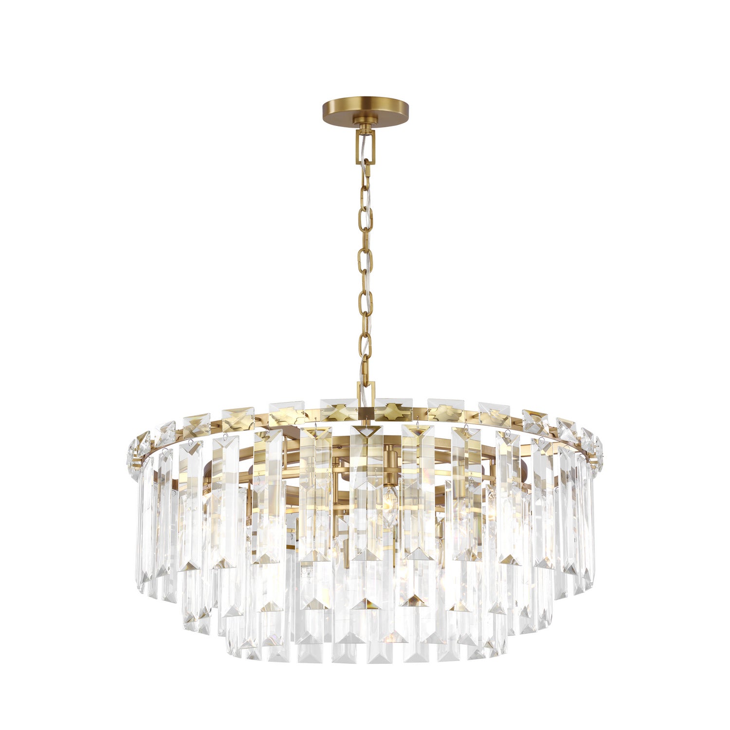 Visual Comfort Studio - CC12716BBS - 16 Light Chandelier - Arden - Burnished Brass