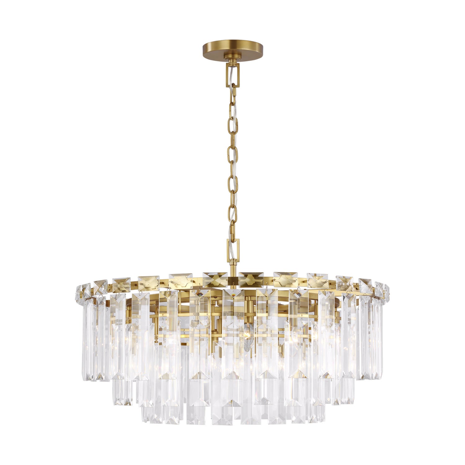 Visual Comfort Studio - CC12716BBS - 16 Light Chandelier - Arden - Burnished Brass