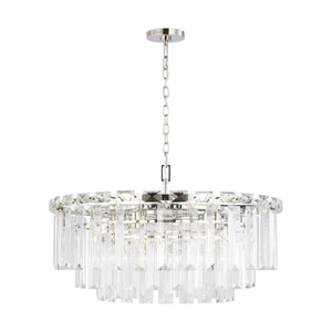 Visual Comfort Studio - CC12716PN - 16 Light Chandelier - Arden - Polished Nickel