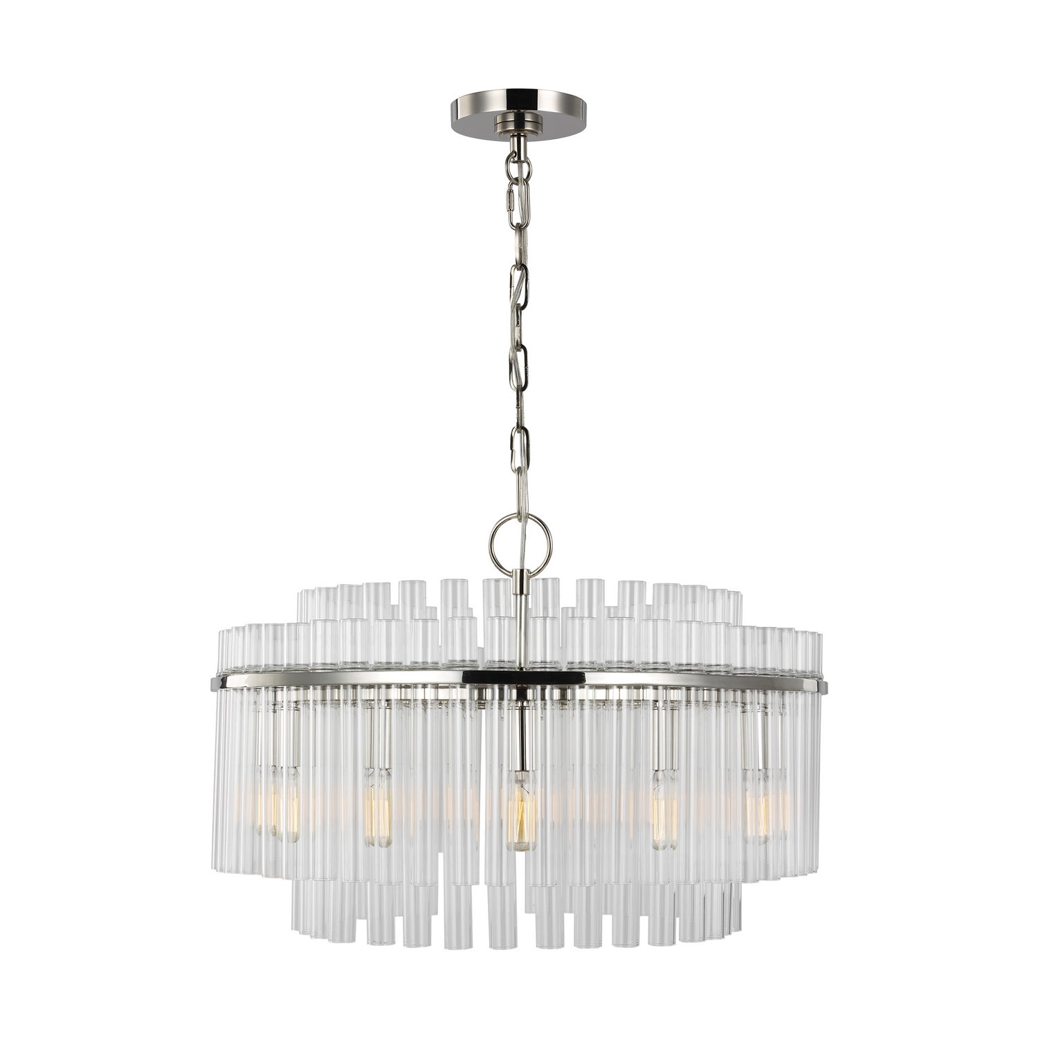 Visual Comfort Studio - CC12812PN - 12 Light Chandelier - Beckett - Polished Nickel