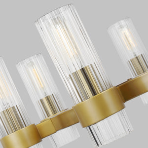 Visual Comfort Studio - CC1378BBS - Eight Light Chandelier - Geneva - Burnished Brass