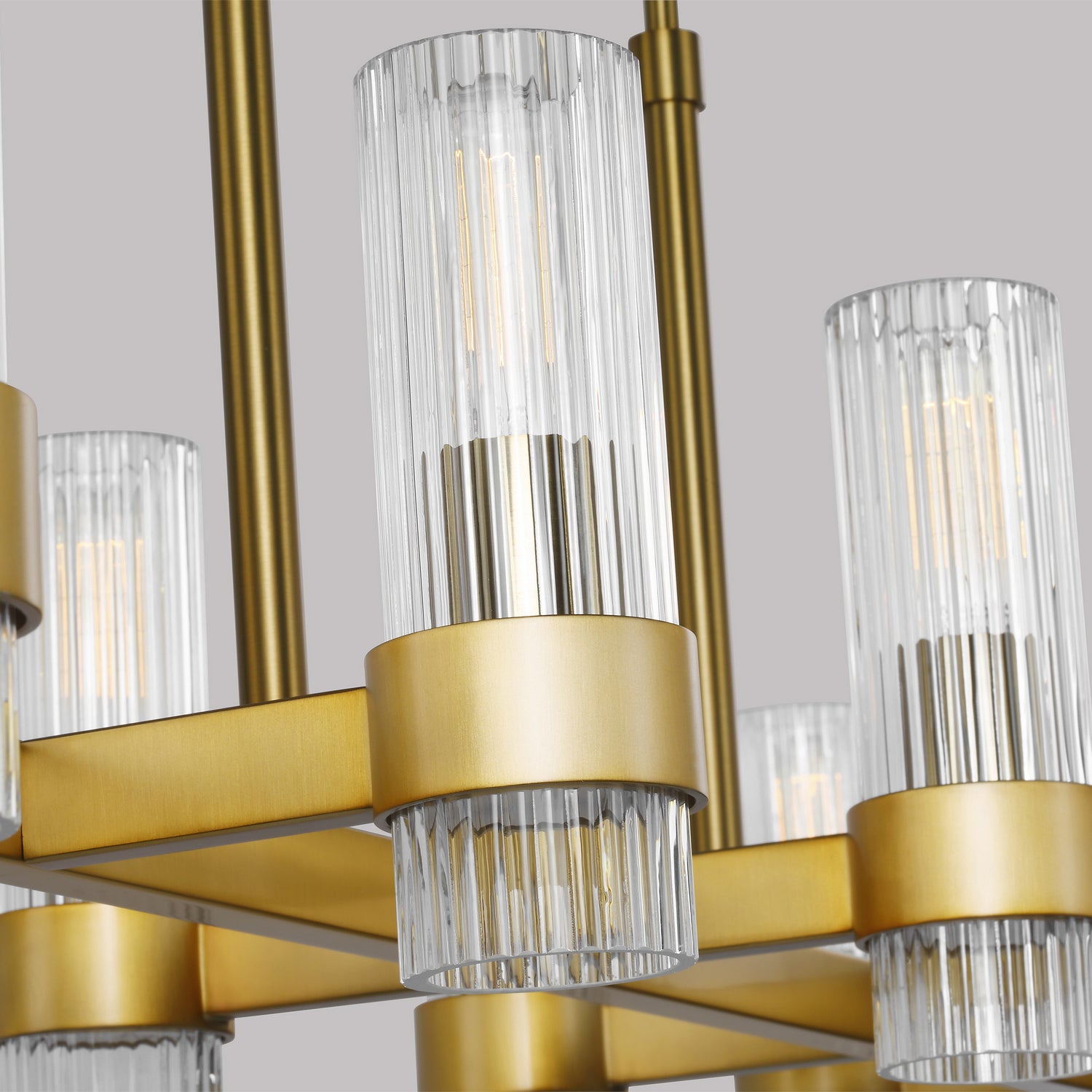 Visual Comfort Studio - CC13810BBS - Ten Light Chandelier - Geneva - Burnished Brass