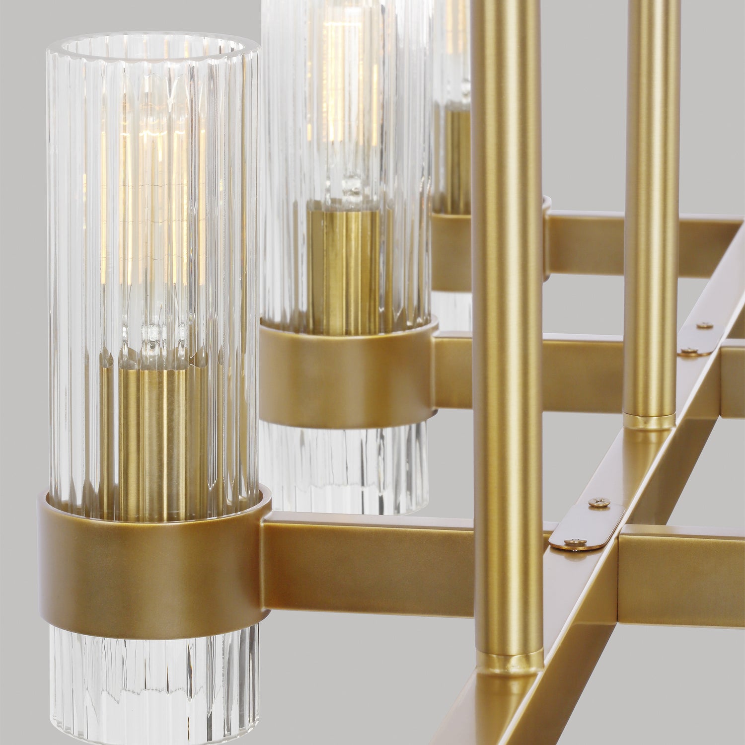 Visual Comfort Studio - CC13810BBS - Ten Light Chandelier - Geneva - Burnished Brass