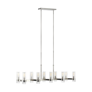 Visual Comfort Studio - CC13810PN - Ten Light Chandelier - Geneva - Polished Nickel