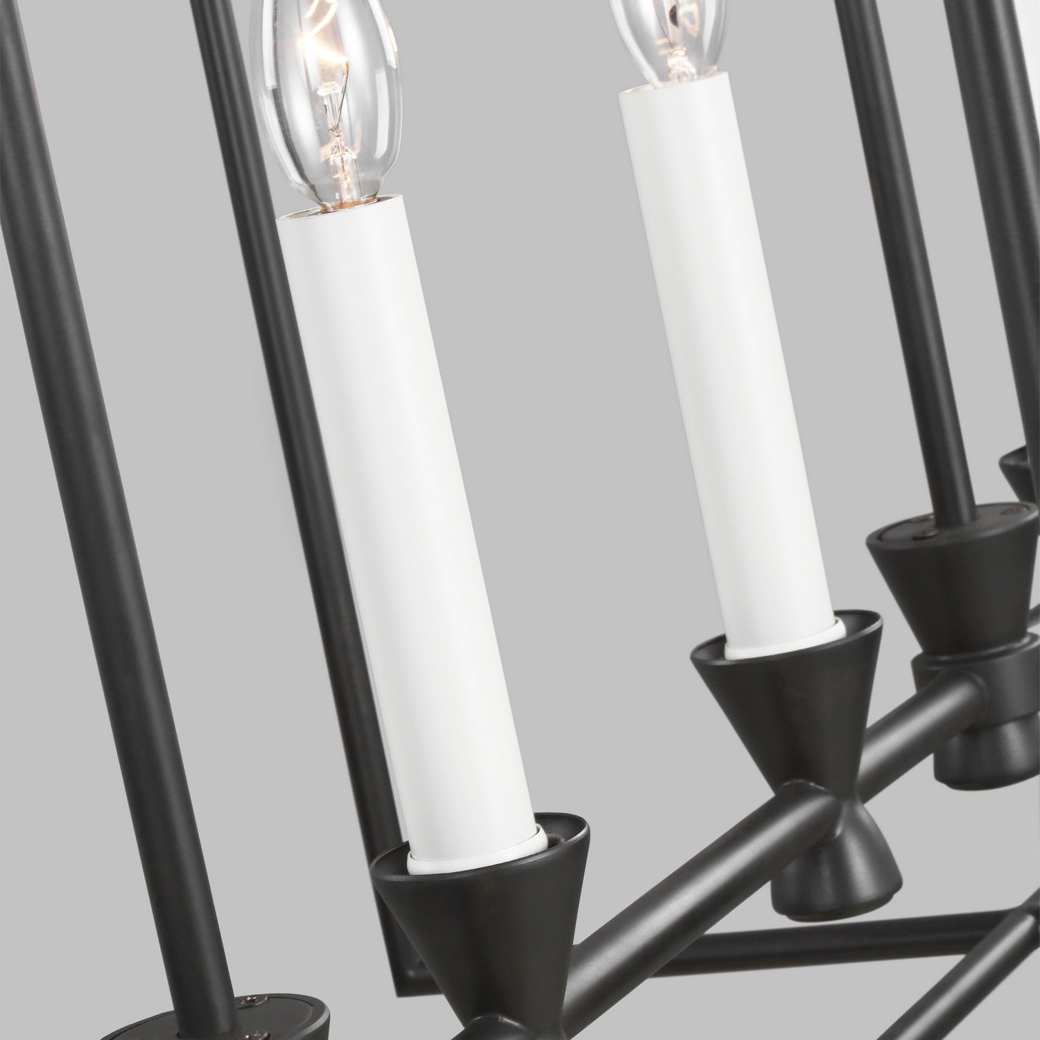 Visual Comfort Studio - CC1406AI - Six Light Chandelier - Keystone - Aged Iron