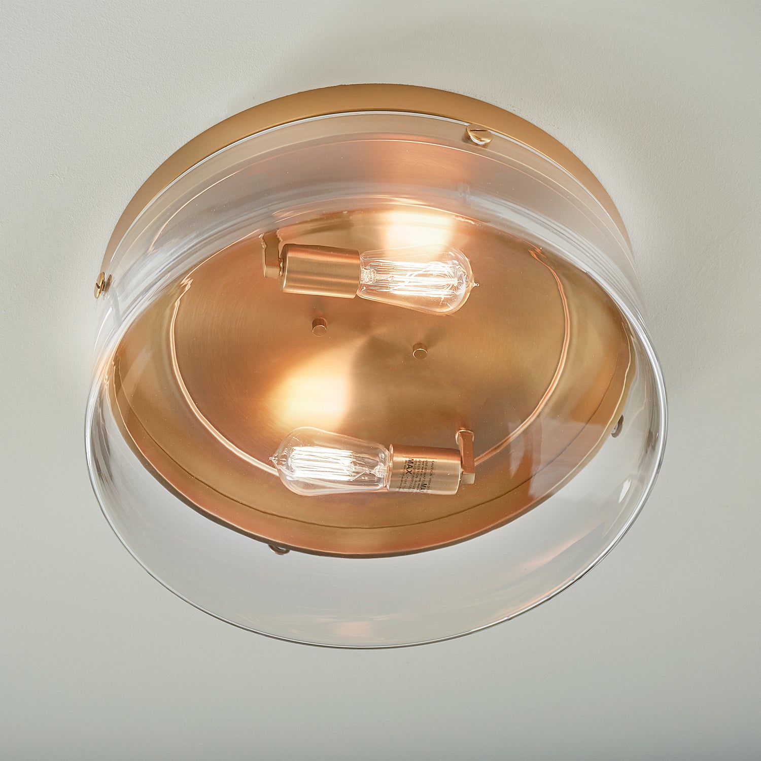 Visual Comfort Studio - CF1032BBS - Two Light Flush Mount - Garrett - Burnished Brass