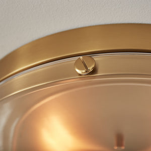 Visual Comfort Studio - CF1032BBS - Two Light Flush Mount - Garrett - Burnished Brass