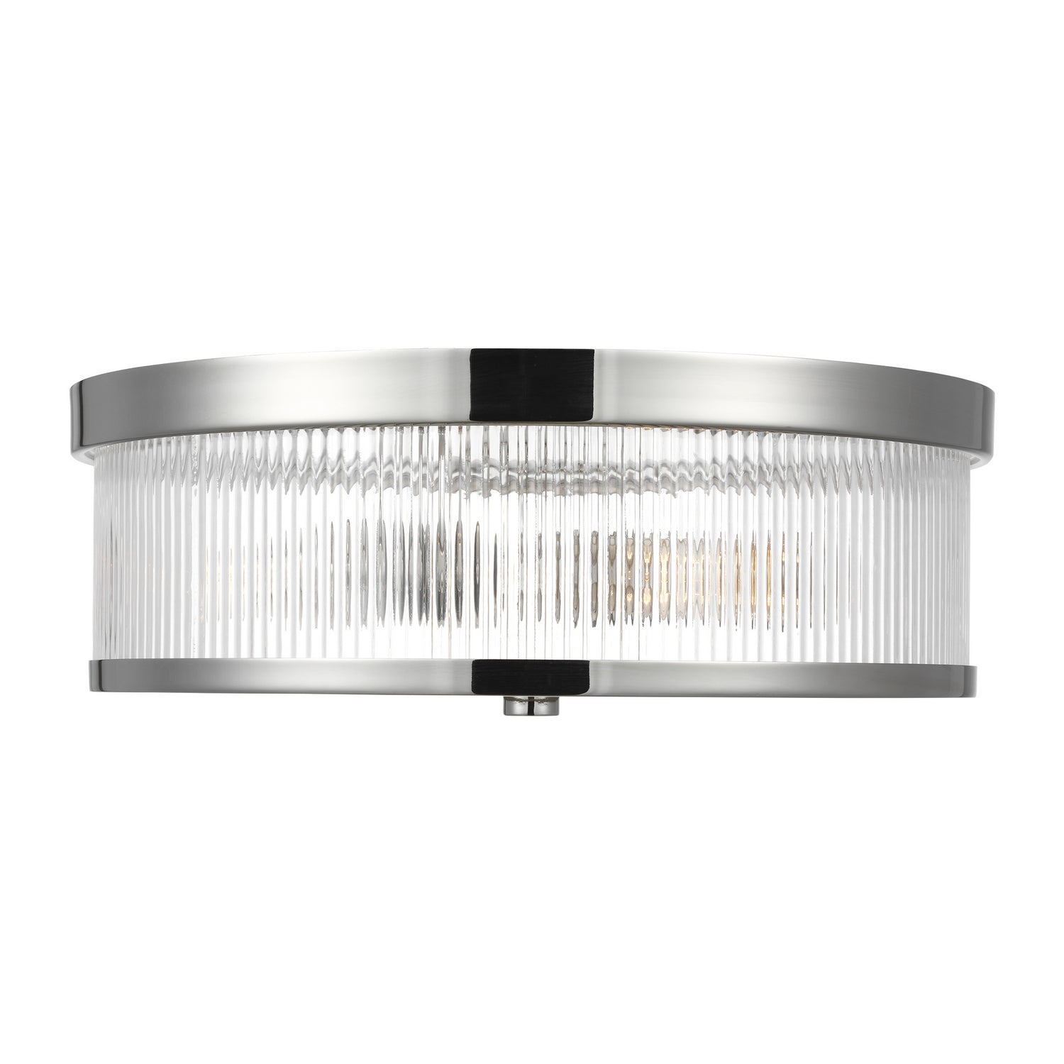 Visual Comfort Studio - CF1052PN - Two Light Flush Mount - Geneva - Polished Nickel