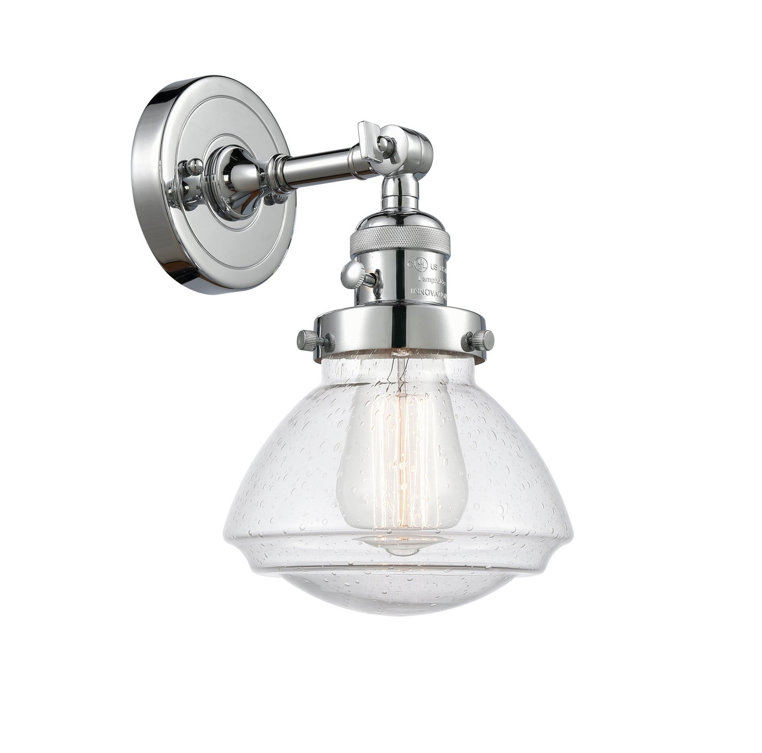 Innovations - 203SW-PC-G324 - One Light Wall Sconce - Franklin Restoration - Polished Chrome