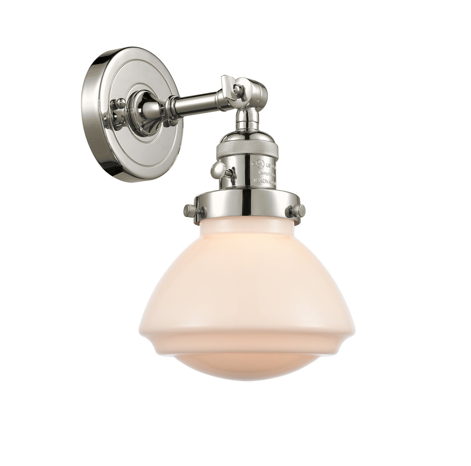 Innovations - 203SW-PN-G321 - One Light Wall Sconce - Franklin Restoration - Polished Nickel