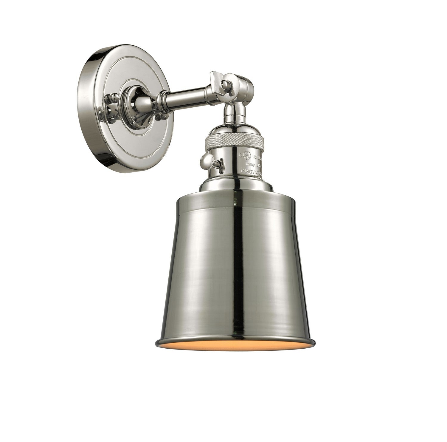 Innovations - 203SW-PN-M9 - One Light Wall Sconce - Franklin Restoration - Polished Nickel