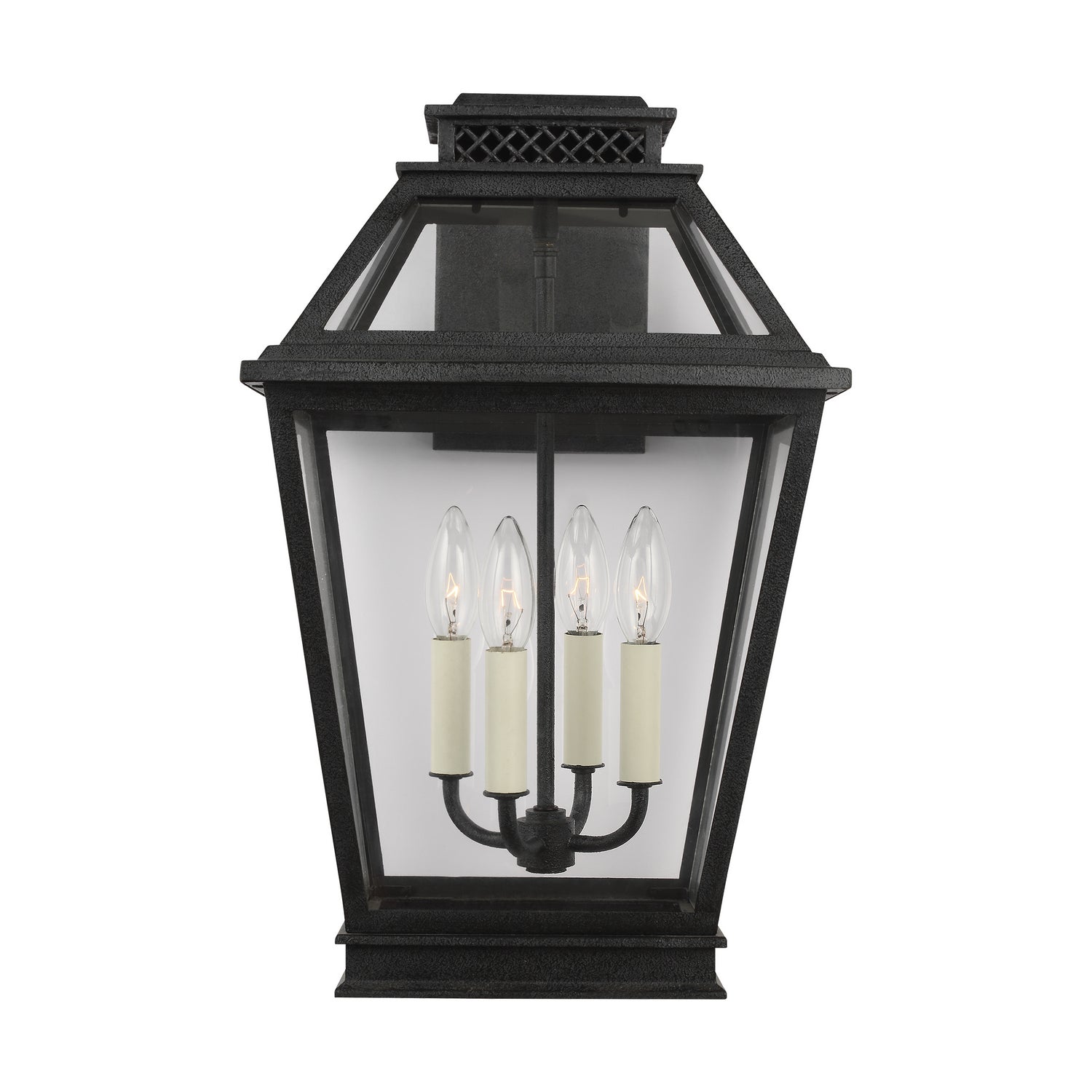 Visual Comfort Studio - CO1034DWZ - Four Light Outdoor Wall Lantern - Falmouth - Dark Weathered Zinc