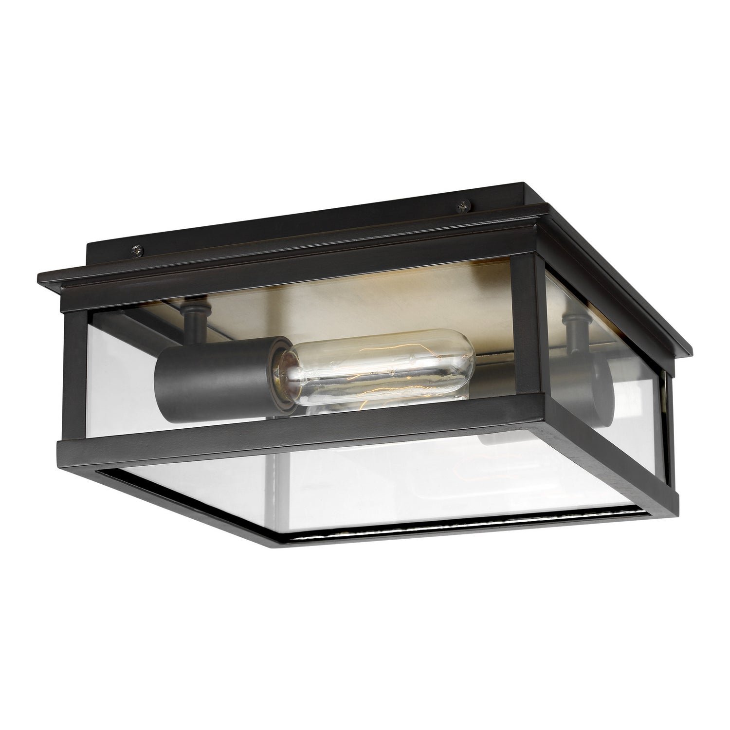 Visual Comfort Studio - CO1172HTCP - Two Light Outdoor Flush Mount - Freeport - Heritage Copper