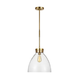 Visual Comfort Studio - CP1121BBS - One Light Pendant - Garrett - Burnished Brass