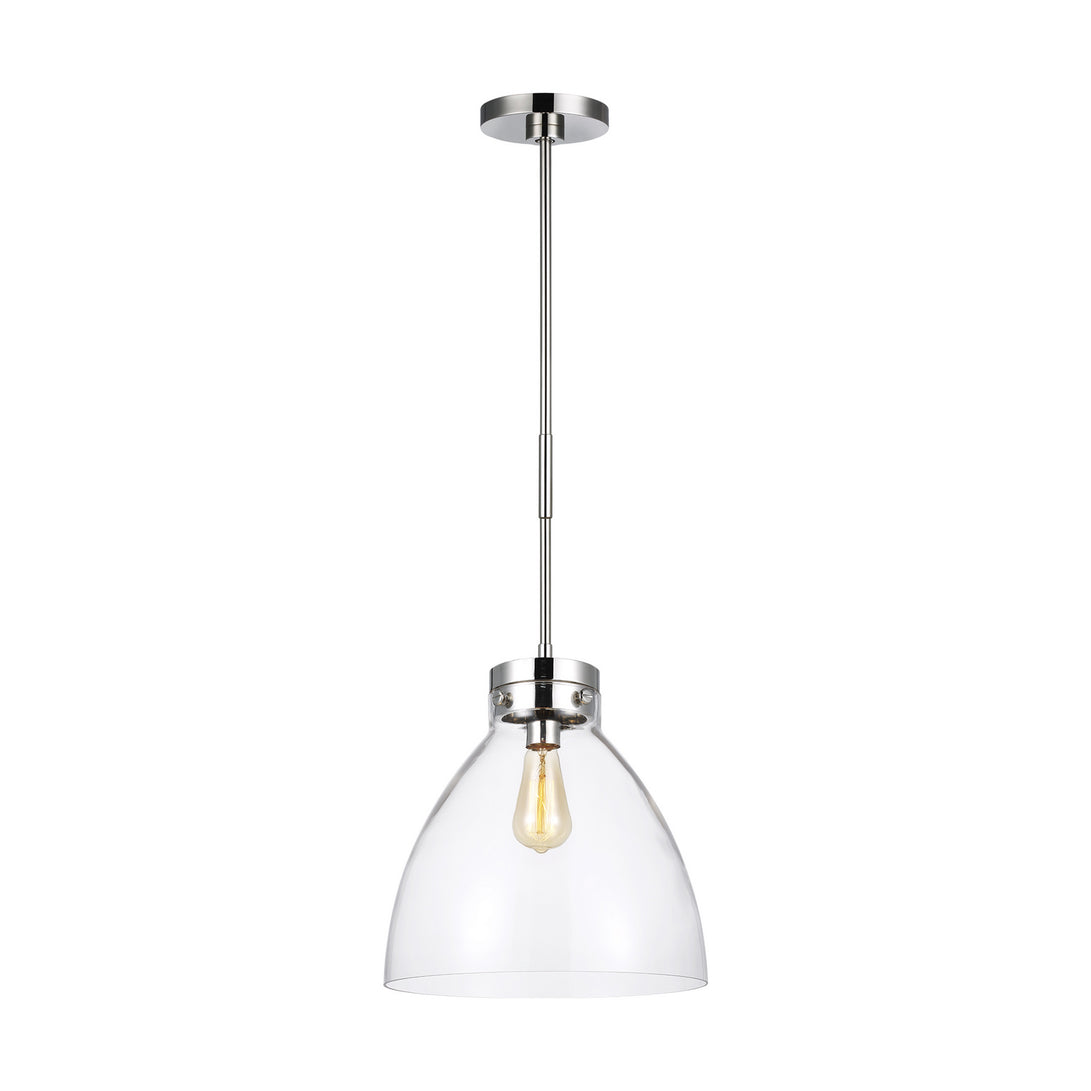 Visual Comfort Studio - CP1121PN - One Light Pendant - Garrett - Polished Nickel