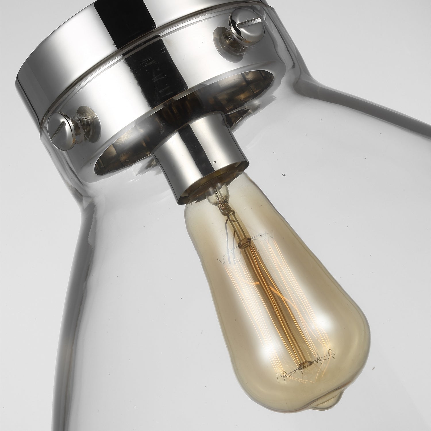 Visual Comfort Studio - CP1121PN - One Light Pendant - Garrett - Polished Nickel