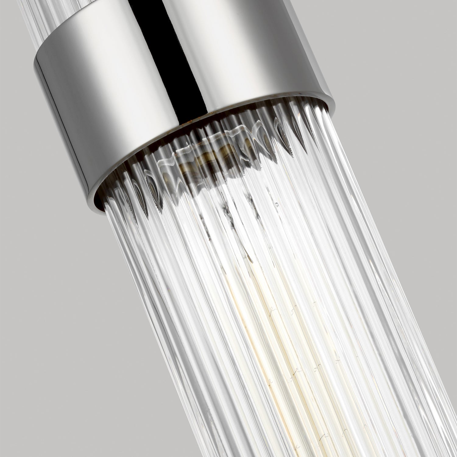 Visual Comfort Studio - CP1161PN - One Light Pendant - Geneva - Polished Nickel