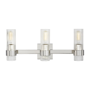 Visual Comfort Studio - CV1023PN - Three Light Vanity - Geneva - Polished Nickel