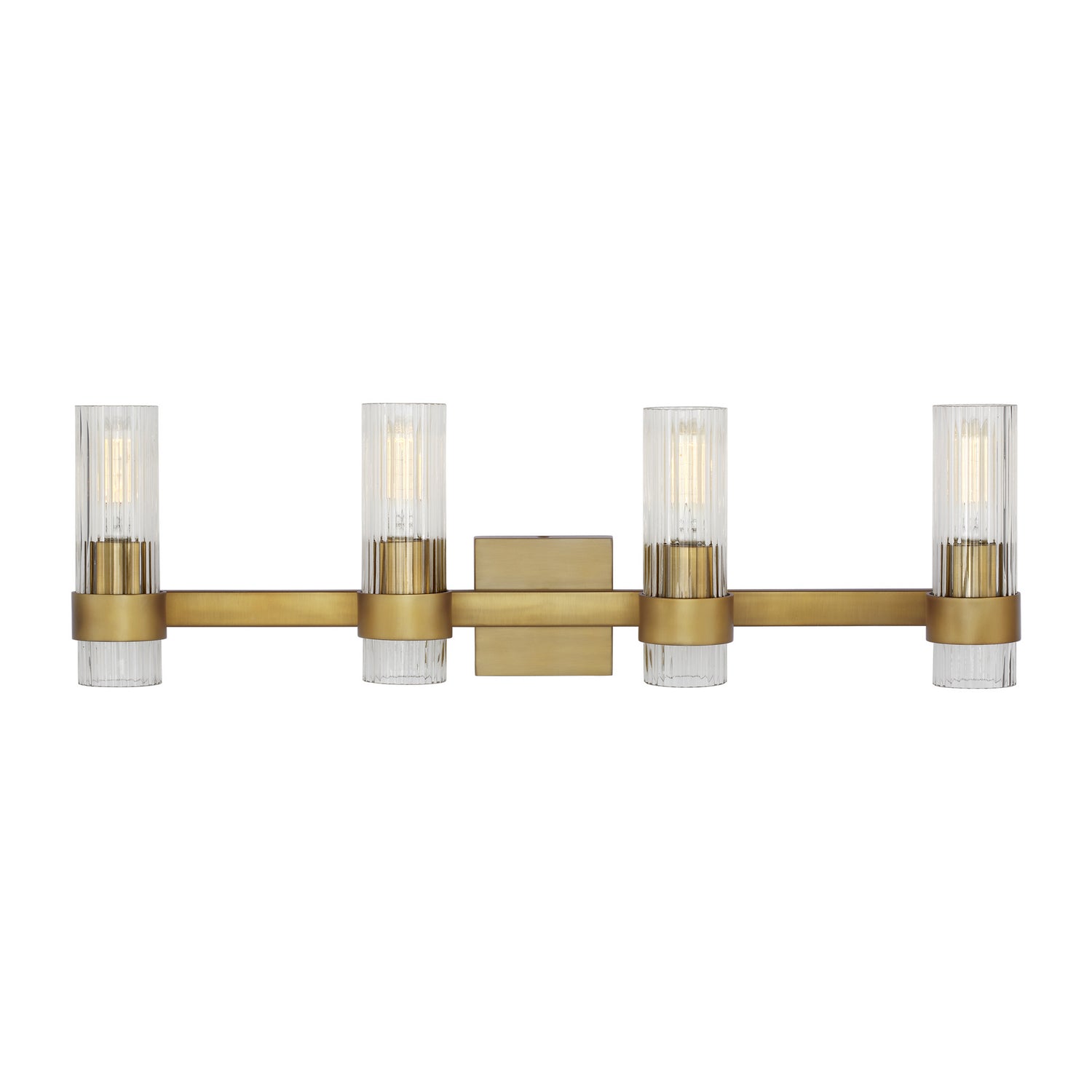 Visual Comfort Studio - CV1024BBS - Four Light Vanity - Geneva - Burnished Brass