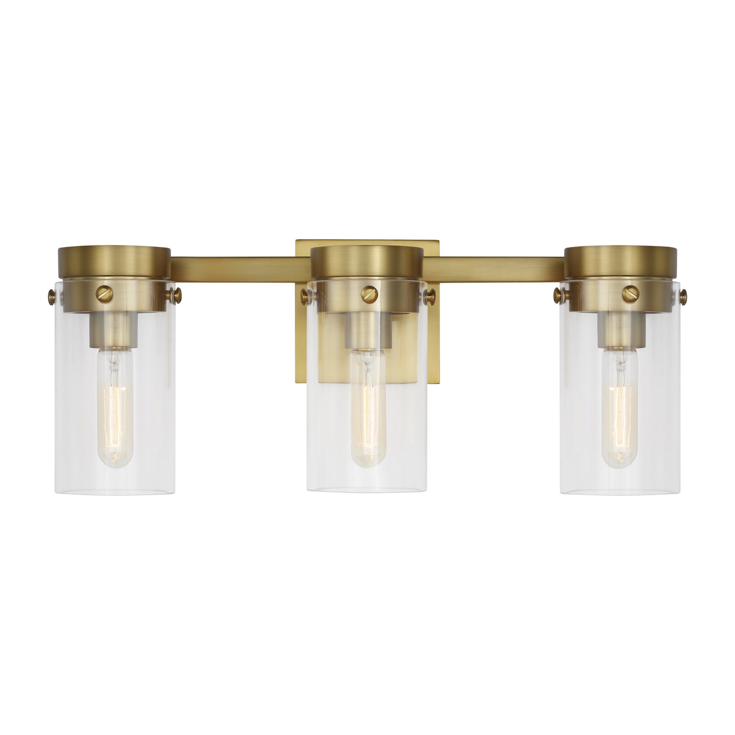 Visual Comfort Studio - CW1003BBS - Three Light Vanity - Garrett - Burnished Brass