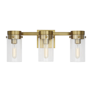 Visual Comfort Studio - CW1003BBS - Three Light Vanity - Garrett - Burnished Brass