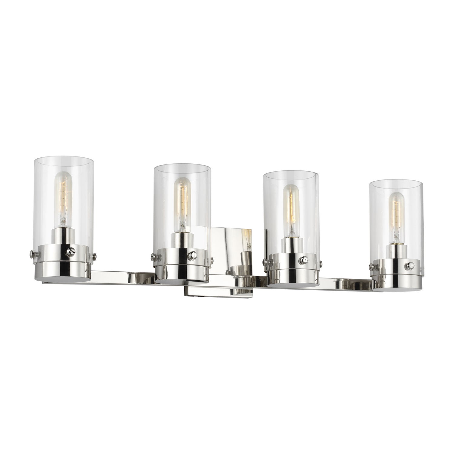 Visual Comfort Studio - CW1004PN - Four Light Vanity - Garrett - Polished Nickel