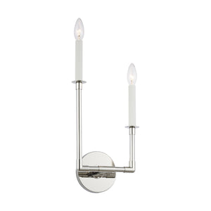 Visual Comfort Studio - CW1102PN - Two Light Wall Sconce - Bayview - Polished Nickel