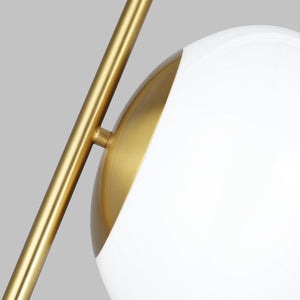 Visual Comfort Studio - ET1361BBS1 - One Light Floor Lamp - Lune - Burnished Brass