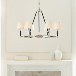 Visual Comfort Studio - LC1006PN - Six Light Chandelier - Katie - Polished Nickel