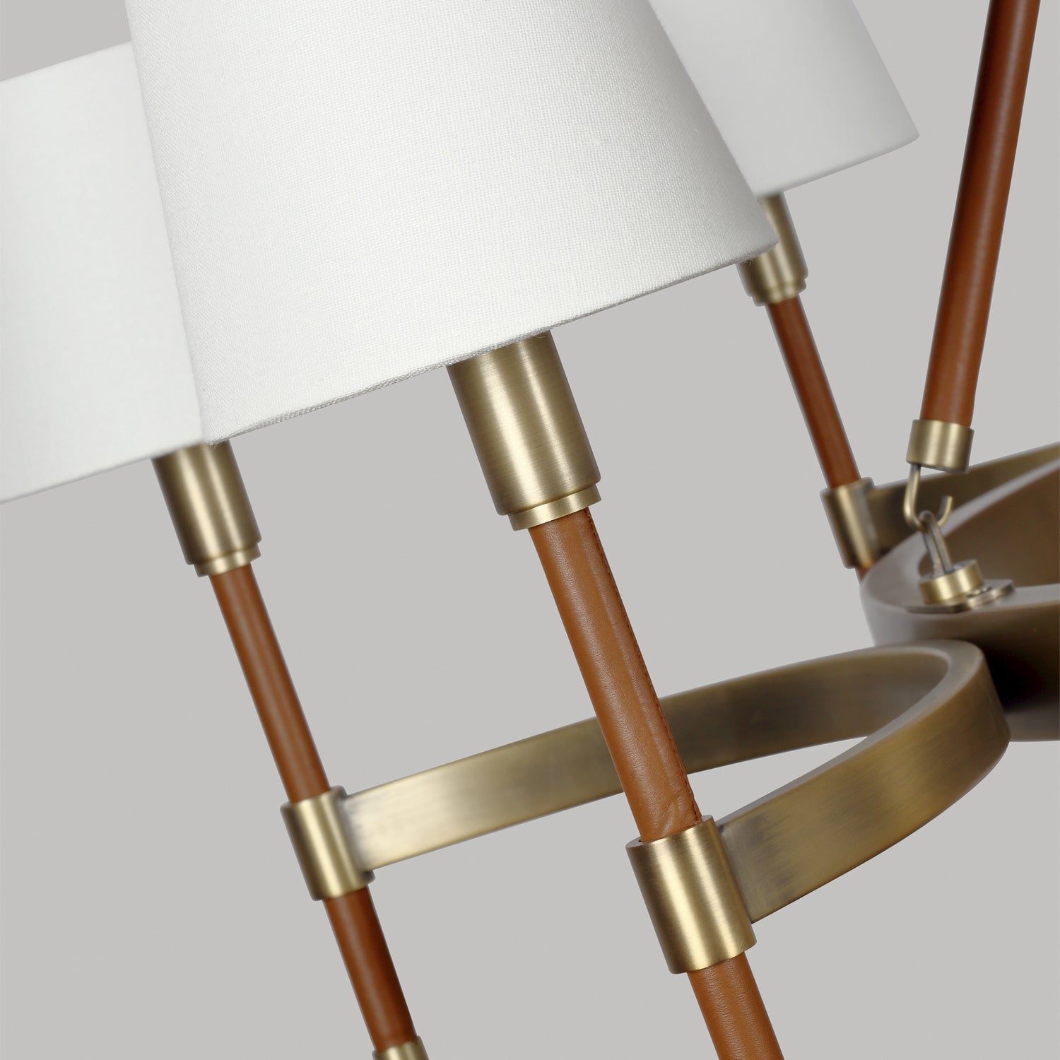 Visual Comfort Studio - LC1018TWB - Eight Light Chandelier - Katie - Time Worn Brass