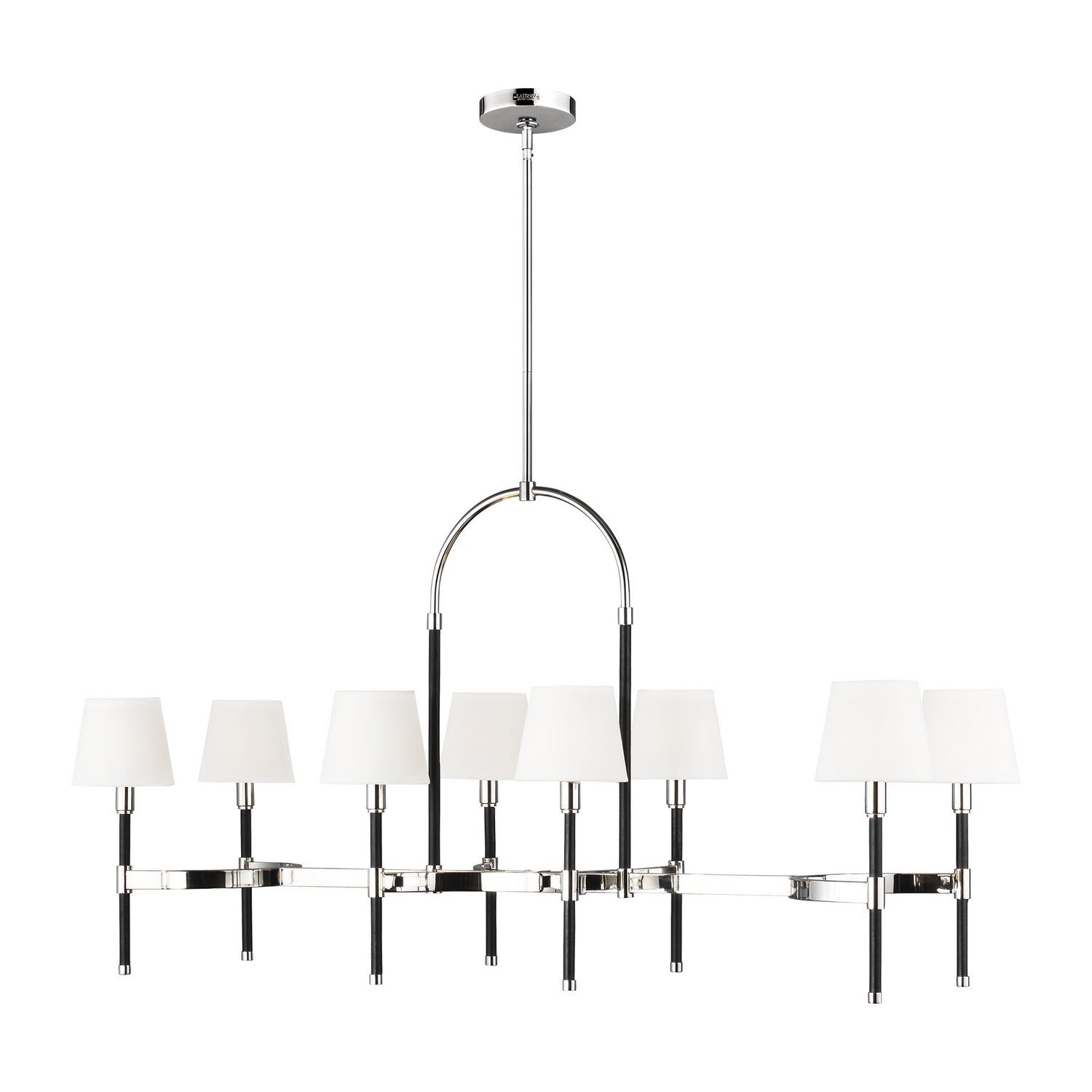 Visual Comfort Studio - LC1028PN - Eight Light Chandelier - Katie - Polished Nickel