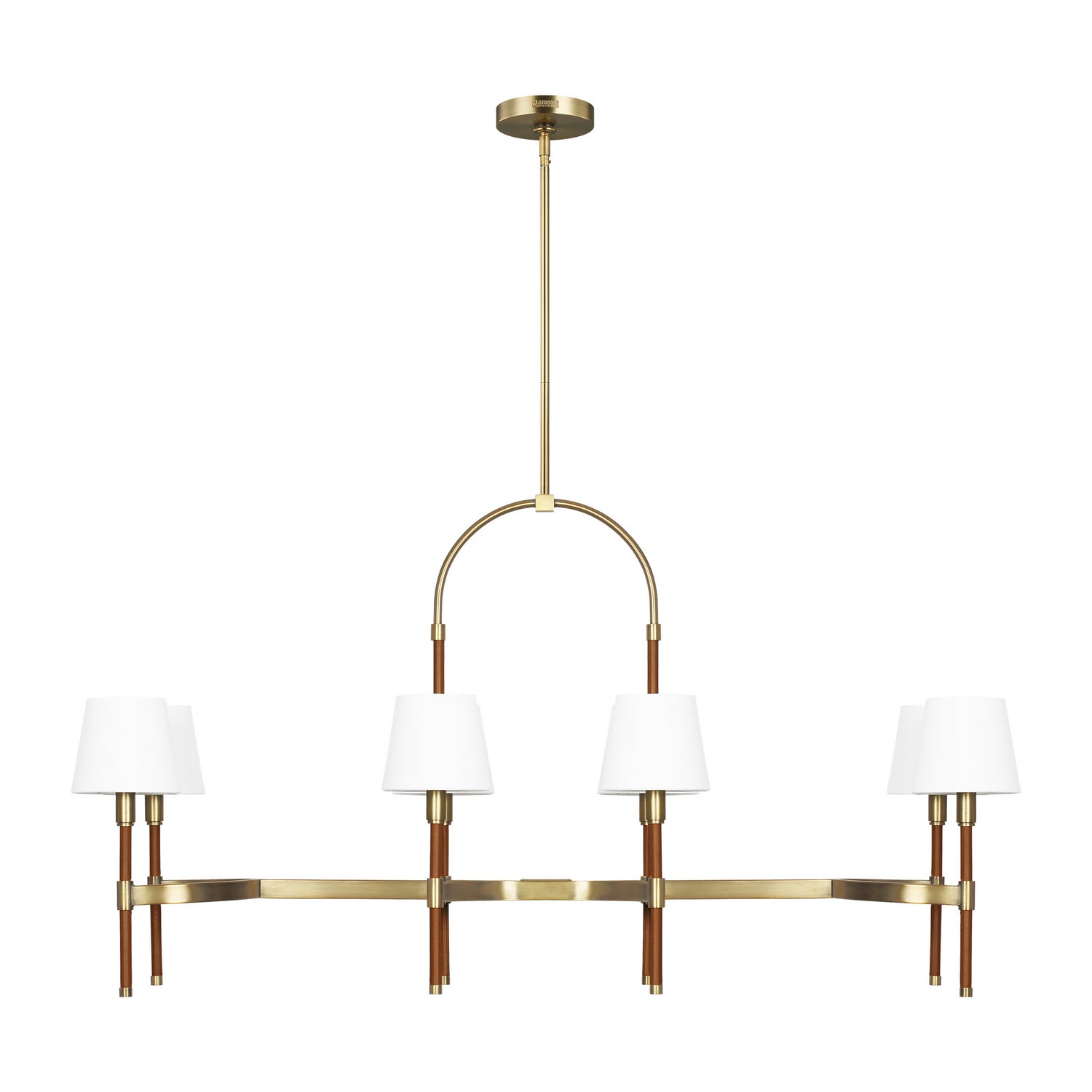 Visual Comfort Studio - LC1028TWB - Eight Light Chandelier - Katie - Time Worn Brass