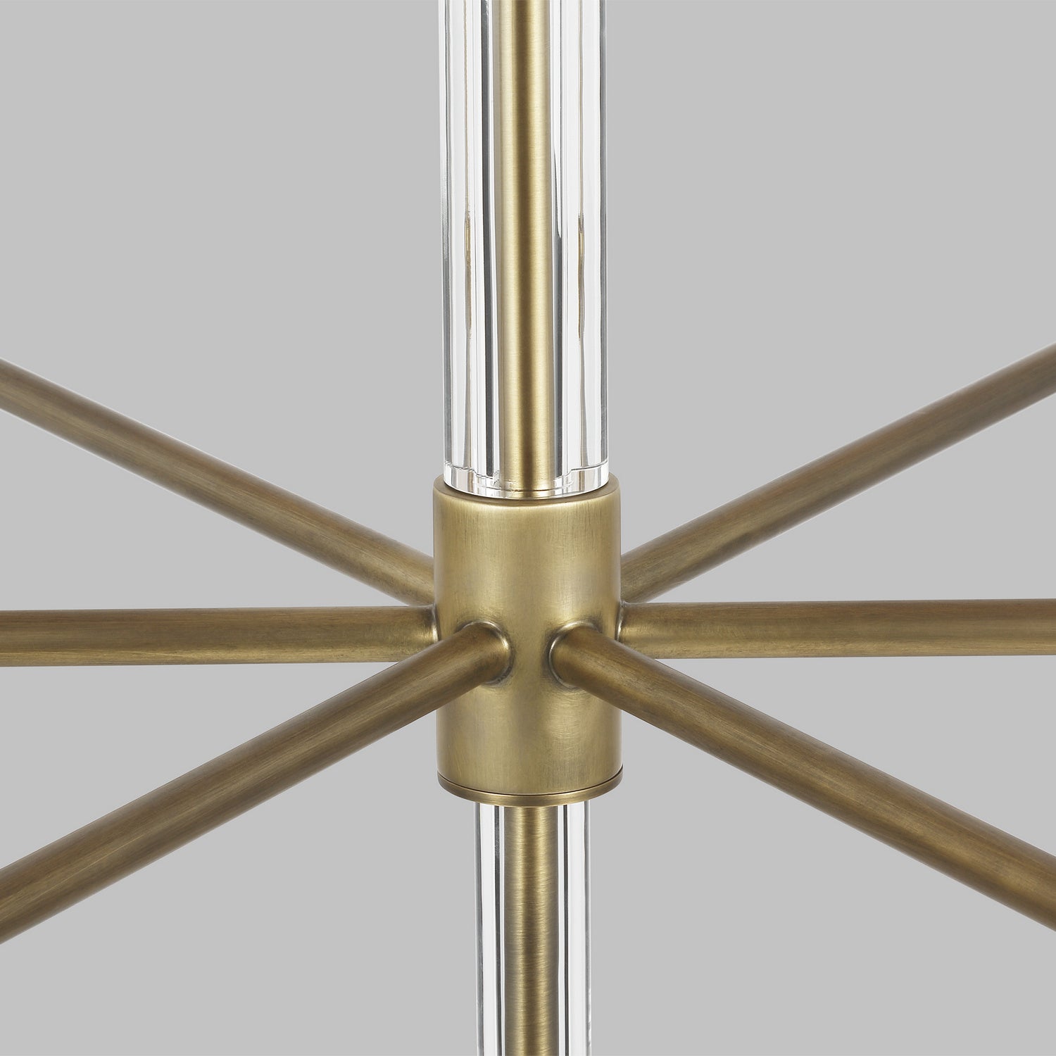 Visual Comfort Studio - LC1069TWB - Nine Light Chandelier - Robert - Time Worn Brass