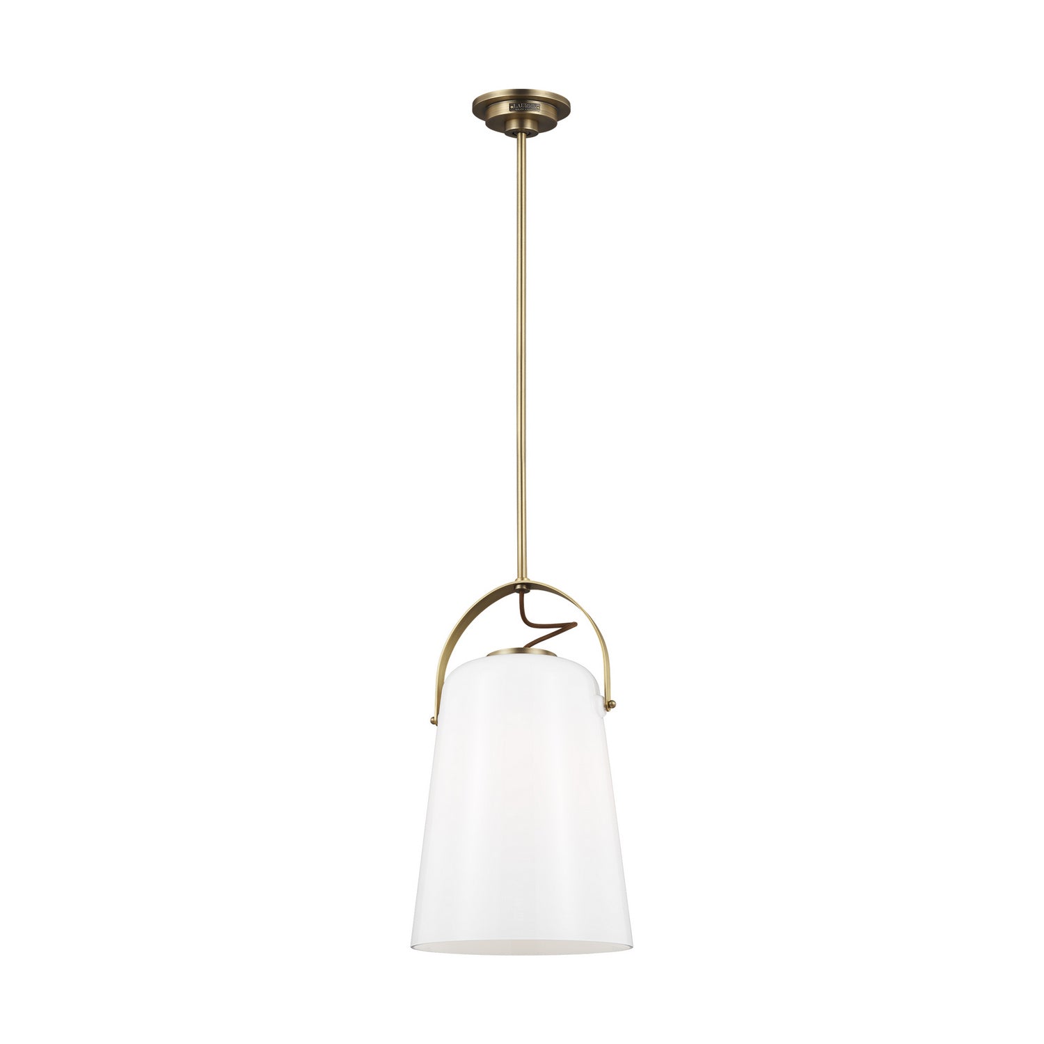 Visual Comfort Studio - LP1001TWB - One Light Pendant - Hazel - Time Worn Brass