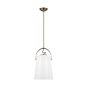 Visual Comfort Studio - LP1001TWB - One Light Pendant - Hazel - Time Worn Brass