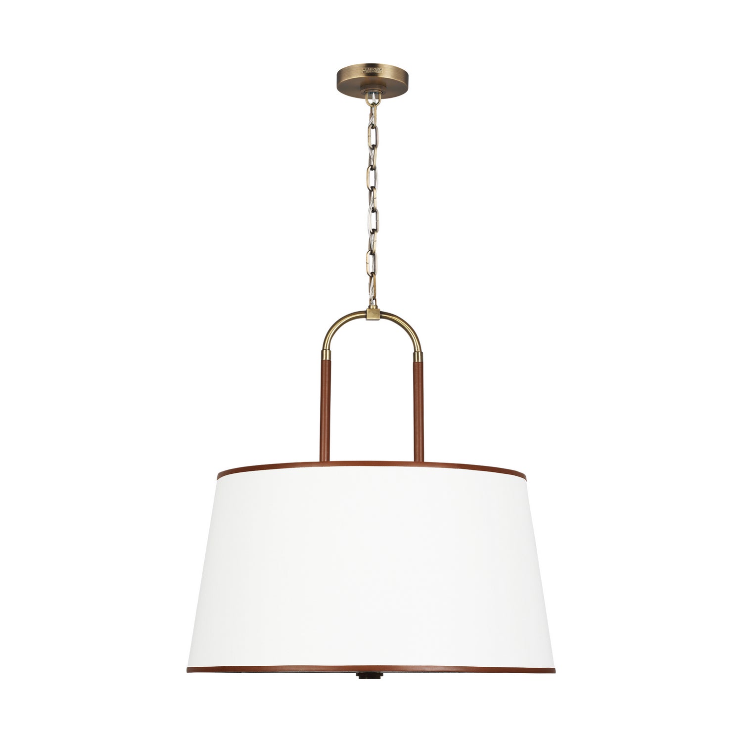 Visual Comfort Studio - LP1024TWB - Four Light Pendant - Katie - Time Worn Brass